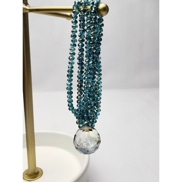 Handmade Vintage Women Bracelet  With Swarovski Crystals 8" - Picture 8 of 10